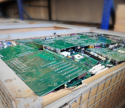 E-waste motherboards