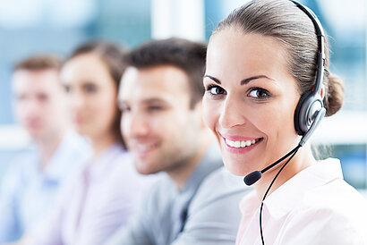 Picture of Call center.