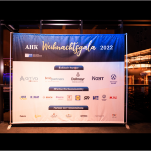 Banner for the AHK Weihnachtsgala 2022